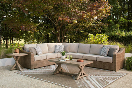Laguna Heights 4-Piece Outdoor Sectional by Ashley at Eve Furniture