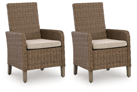 Laguna Heights Arm Chair With Cushion Set of 2 by Ashley at Eve Furniture