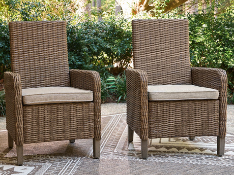Laguna Heights Arm Chair With Cushion Set of 2 by Ashley at Eve Furniture