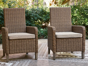 Laguna Heights Arm Chair With Cushion Set of 2 by Ashley at Eve Furniture