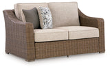 Laguna Heights Loveseat w/Cushion by Ashley at Eve Furniture