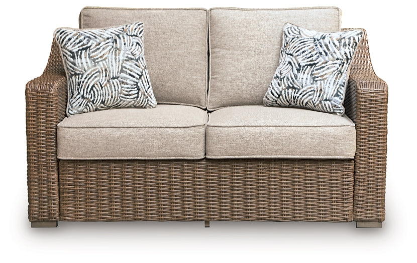 Laguna Heights Loveseat w/Cushion by Ashley at Eve Furniture