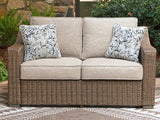 Laguna Heights Loveseat w/Cushion by Ashley at Eve Furniture