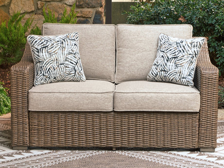 Laguna Heights Loveseat w/Cushion by Ashley at Eve Furniture