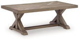 Laguna Heights Rectangular Cocktail Table by Ashley at Eve Furniture