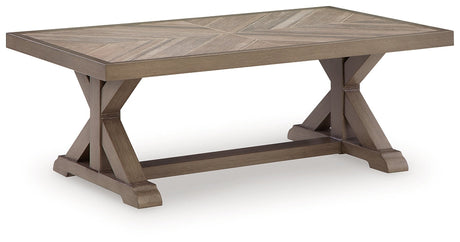 Laguna Heights Rectangular Cocktail Table by Ashley at Eve Furniture