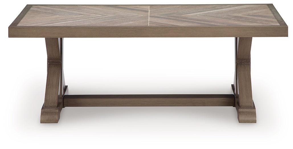 Laguna Heights Rectangular Cocktail Table by Ashley at Eve Furniture