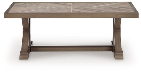 Laguna Heights Rectangular Cocktail Table by Ashley at Eve Furniture