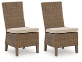 Laguna Heights Side Chair with Cushion Set of 2 by Ashley at Eve Furniture
