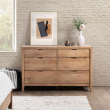 Laguna Natural Maple 6 Drawer Dresser by Classic Home at Eve Furniture
