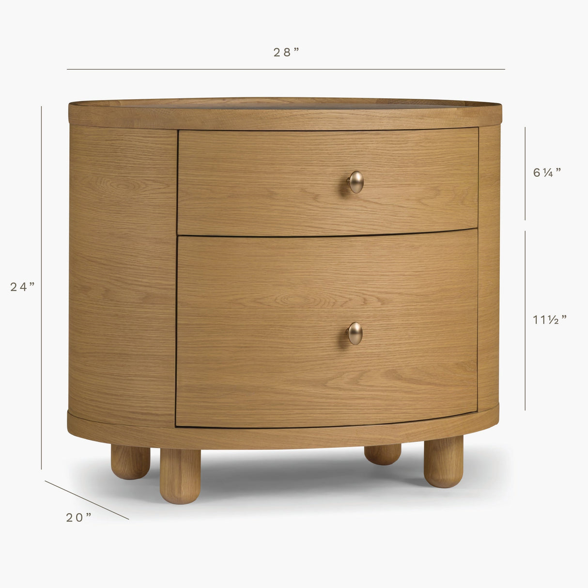 Laguna Oak End Table by Co.House Designs at Eve Furniture