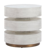 Laha Oak White Side Table by Zuomod at Eve Furniture