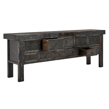 Lahey 11 Drawer Console Table by Classic Home at Eve Furniture