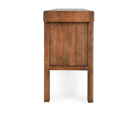 Lahey 11 Drawer Console Table - Mission Brown by Classic Home at Eve Furniture