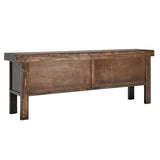 Lahey 11 Drawer Console Table - Mission Brown by Classic Home at Eve Furniture