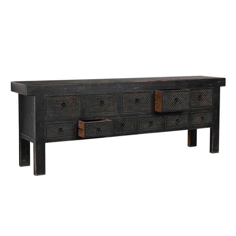 Lahey Black Console Table by Classic Home at Eve Furniture
