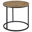 Lainey Mango Round Occasional Side End Table by Coaster at Eve Furniture