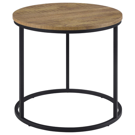 Lainey Mango Round Occasional Side End Table by Coaster at Eve Furniture