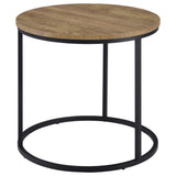 Lainey Mango Round Occasional Side End Table by Coaster at Eve Furniture