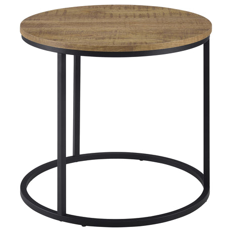Lainey Mango Round Occasional Side End Table by Coaster at Eve Furniture