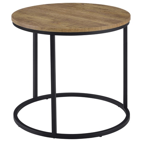 Lainey Mango Round Occasional Side End Table by Coaster at Eve Furniture