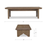 Lake Brown Coffee Table by Moe's Home at Eve Furniture