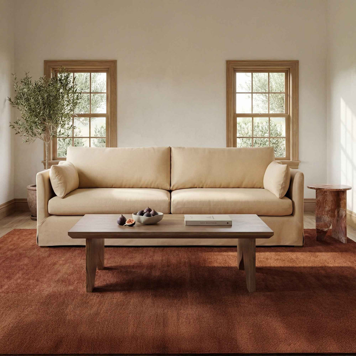 Lake Brown Coffee Table by Moe's Home at Eve Furniture
