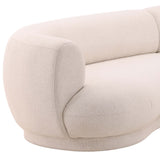 Lake Chaise Sectional, Cream by Dovetail at Eve Furniture