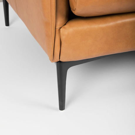 Lake Como Sofa In Black and Tan by Mercana at Eve Furniture