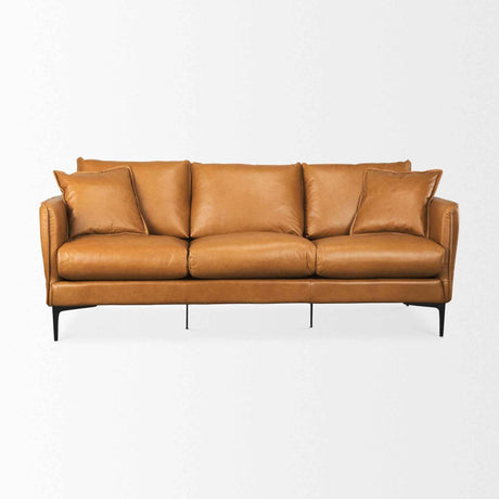 Lake Como Sofa In Black and Tan by Mercana at Eve Furniture