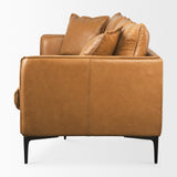 Lake Como Sofa In Black and Tan by Mercana at Eve Furniture