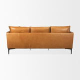 Lake Como Sofa In Black and Tan by Mercana at Eve Furniture