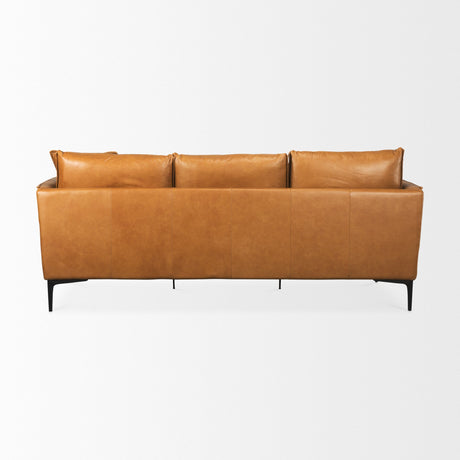 Lake Como Sofa In Black and Tan by Mercana at Eve Furniture