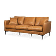 Lake Como Sofa In Black and Tan by Mercana at Eve Furniture