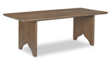 Lake Dining Table Brown by Moe's Home at Eve Furniture