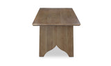 Lake Dining Table Brown by Moe's Home at Eve Furniture