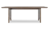 Lake Dining Table Brown by Moe's Home at Eve Furniture