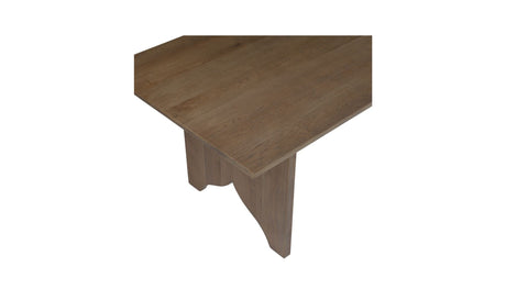 Lake Dining Table Brown by Moe's Home at Eve Furniture