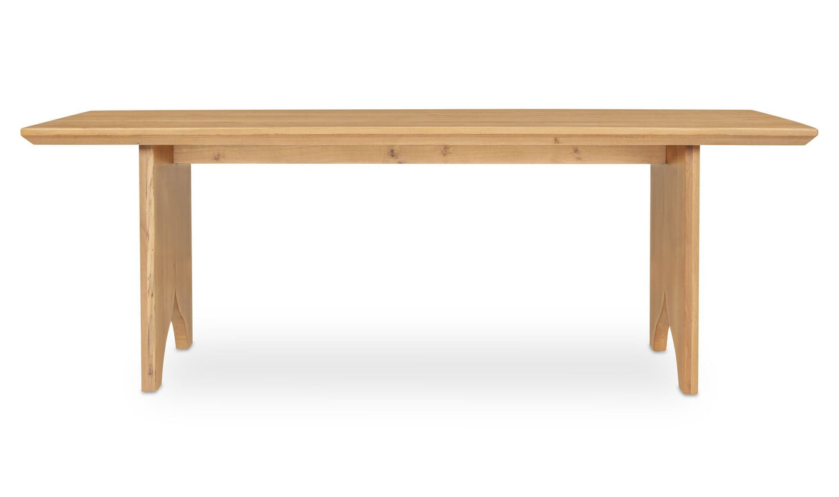 Lake Dining Table Natural by Moe's Home at Eve Furniture
