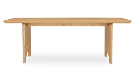 Lake Dining Table Natural by Moe's Home at Eve Furniture