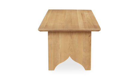 Lake Dining Table Natural by Moe's Home at Eve Furniture