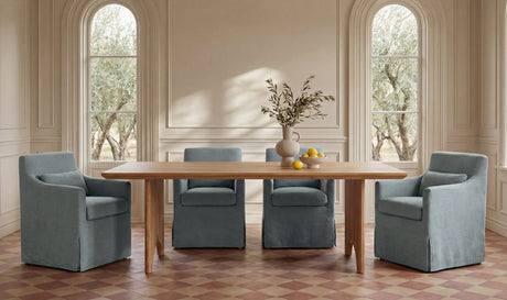 Lake Dining Table Natural by Moe's Home at Eve Furniture