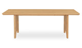 Lake Dining Table Natural by Moe's Home at Eve Furniture
