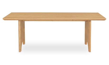Lake Dining Table Natural by Moe's Home at Eve Furniture