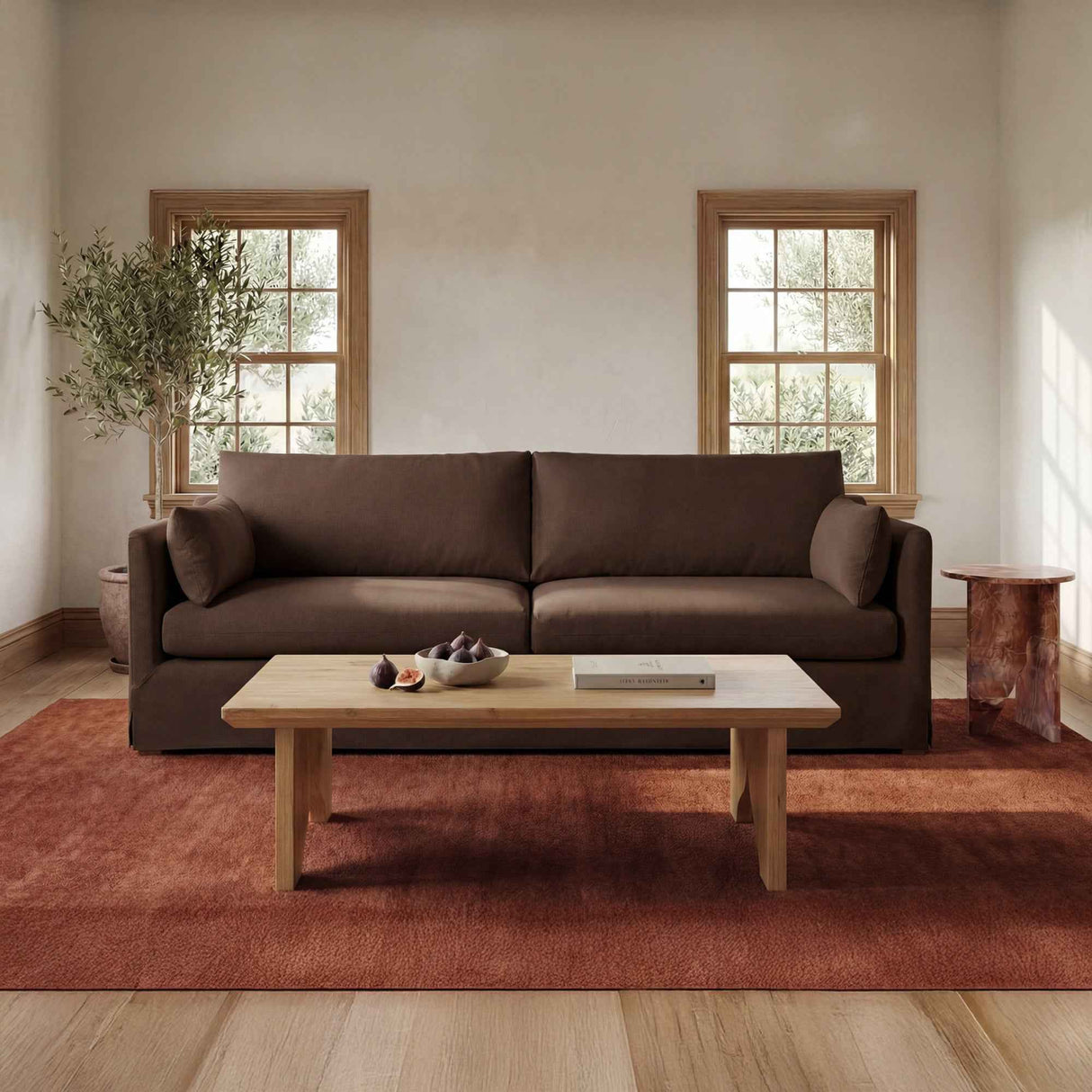 Lake Natural Coffee Table by Moe's Home at Eve Furniture