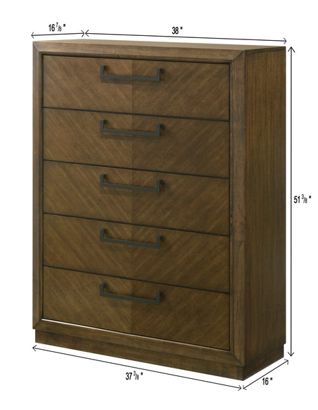 Lakecrest Brown Panel Bedroom Set by Crown Mark at Eve Furniture