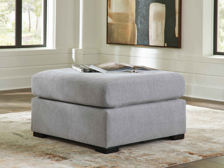 Lakepoint Nickel Oversized Accent Ottoman by Ashley at Eve Furniture