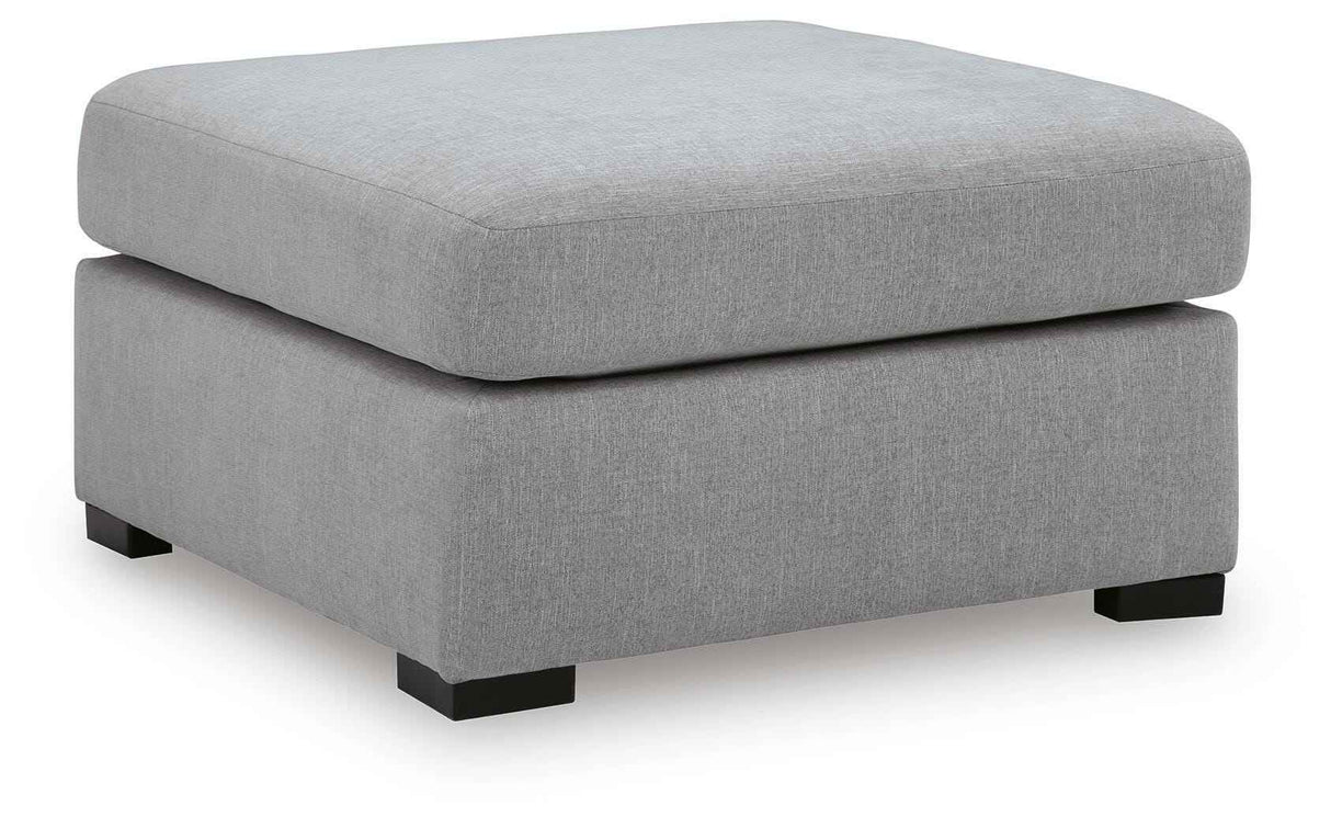 Lakepoint Nickel Oversized Accent Ottoman by Ashley at Eve Furniture