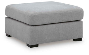 Lakepoint Nickel Oversized Accent Ottoman by Ashley at Eve Furniture