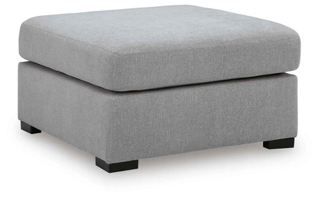 Lakepoint Nickel Oversized Accent Ottoman by Ashley at Eve Furniture
